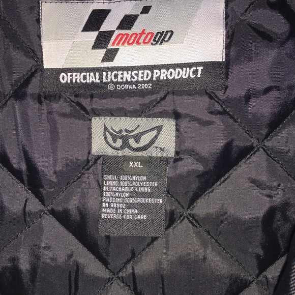 Moto GP Armored Motorcycle Jacket - EUC - Picture 3 of 3